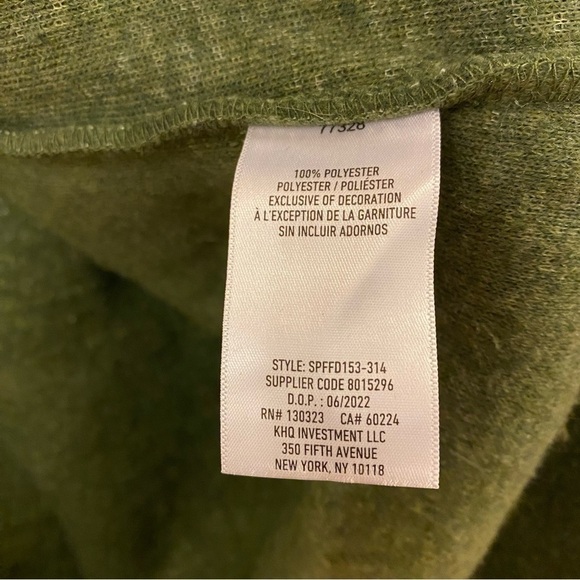 Spyder Men’s Sherpa Jacket Coat Moss Green SPFFD153-314 Size Large - Picture 6 of 6